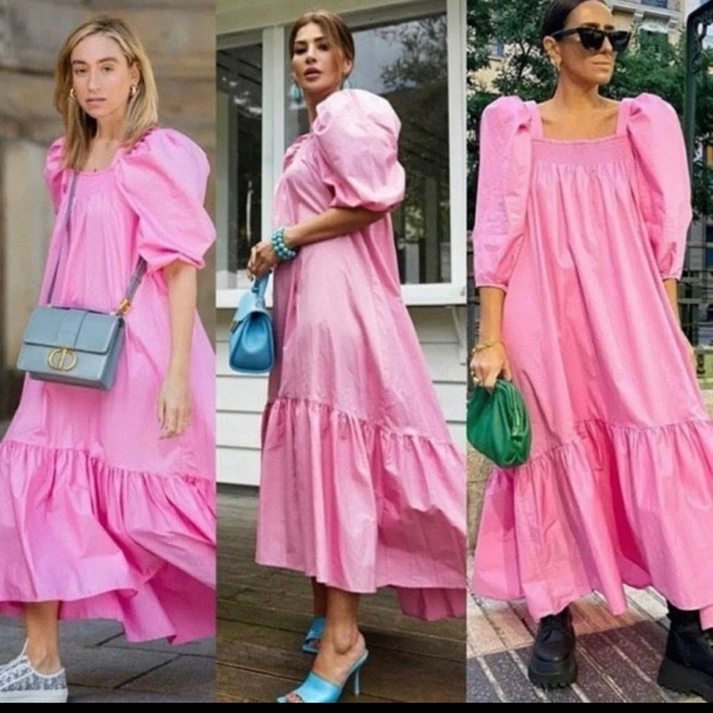 H&M pink Maci dress